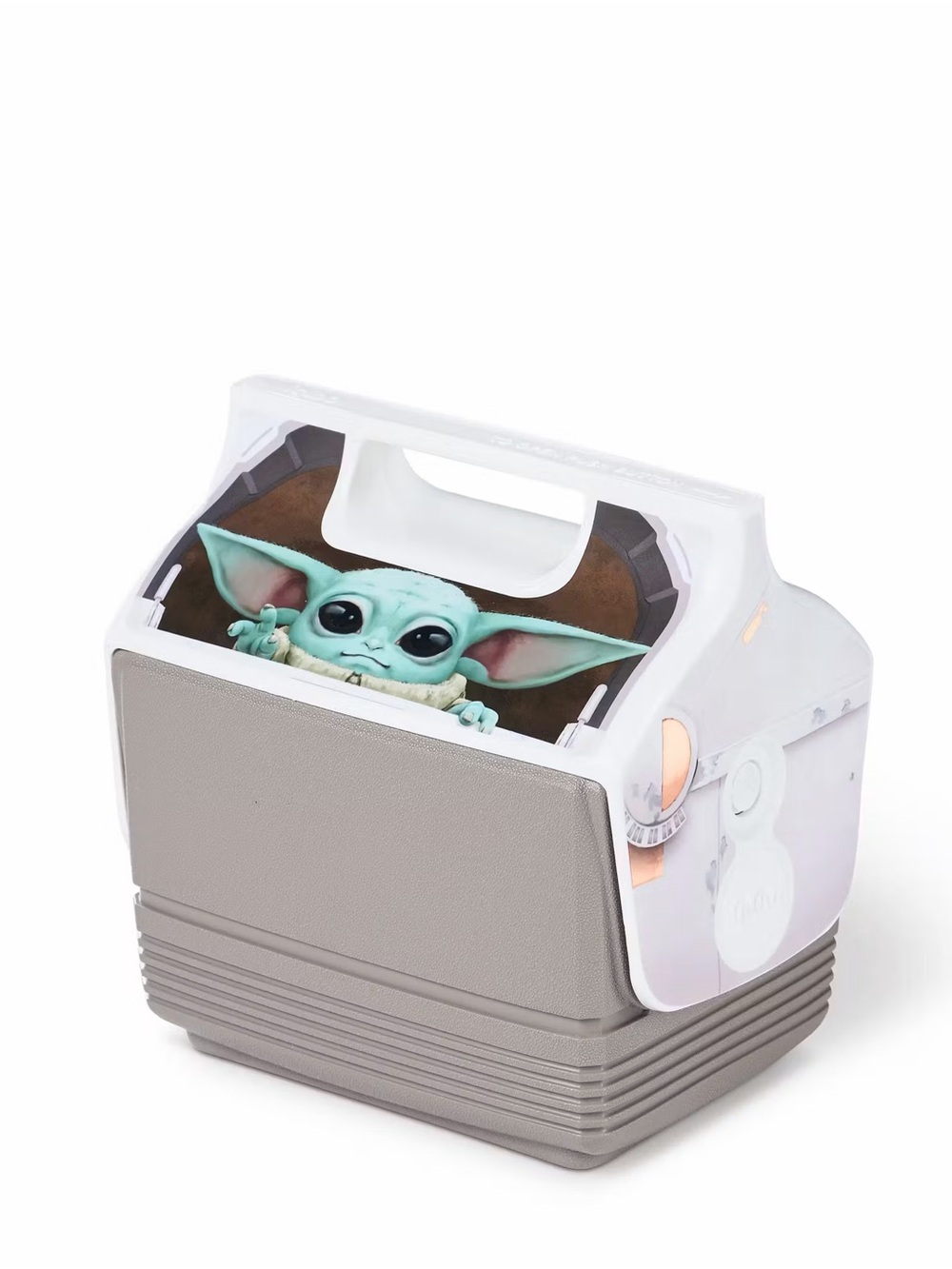 Igloo Baby Yoda Themed Cooler Carry Case 7 Quart Star Wars Disney